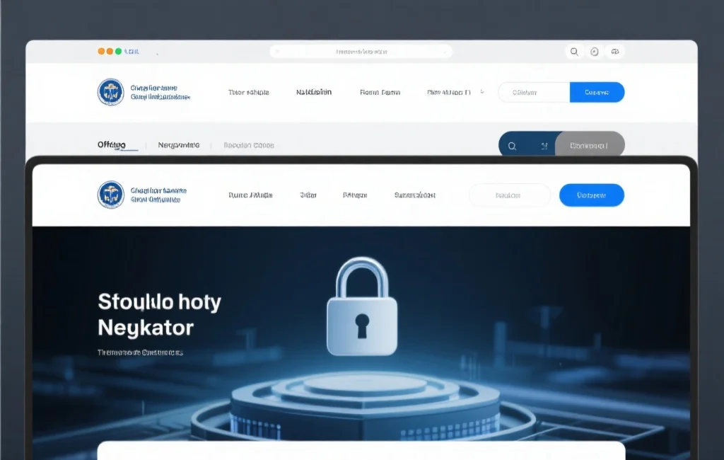 高质量官方网页界面